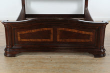 Load image into Gallery viewer, Cherry Banded Queen Size High Back Bed
