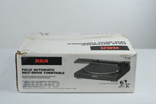 Load image into Gallery viewer, RCA LAB 1200 Fully Automatic Belt Drive Turntable Record Player Working With Box
