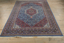 Load image into Gallery viewer, Hand Knotted Indo Persian Style Wool Area Rug with Bidjar Inspired Medallion
