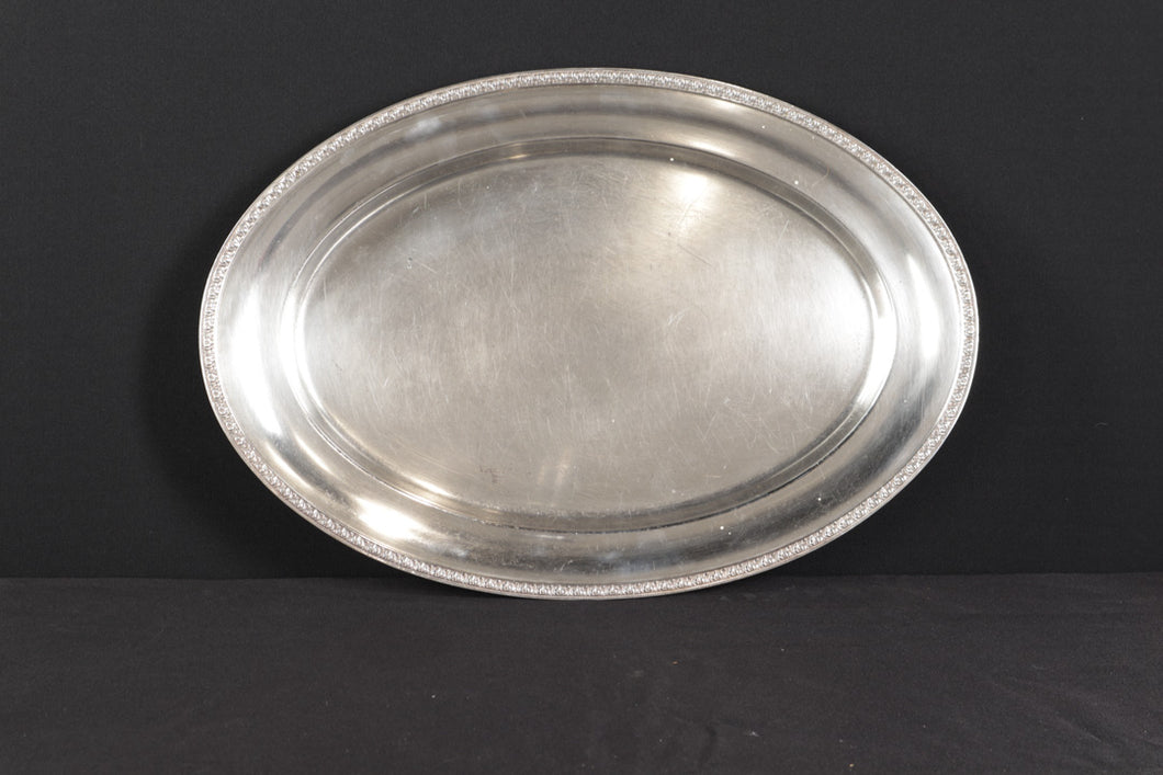 R Wallace Oval Sterling Tray 0190-7