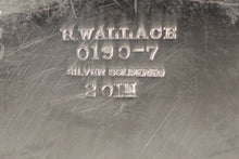 Load image into Gallery viewer, R Wallace Oval Sterling Tray 0190-7
