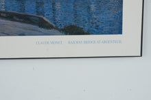 Load image into Gallery viewer, Railway Bridge at Argenteuil - Claude Monet - 37 x 24
