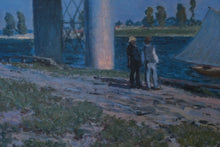 Load image into Gallery viewer, Railway Bridge at Argenteuil - Claude Monet - 37 x 24
