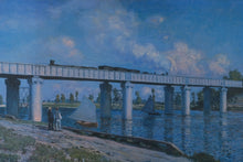 Load image into Gallery viewer, Railway Bridge at Argenteuil - Claude Monet - 37 x 24
