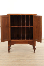 Load image into Gallery viewer, Rare Solid Walnut Record Cabinet
