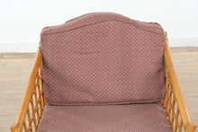 Load image into Gallery viewer, Rattan Lounge Chair with Lattice Sides and Upholstered Cushions
