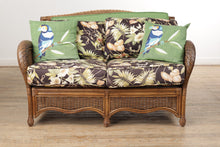 Load image into Gallery viewer, Rattan Loveseat and Ottoman
