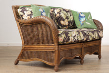 Load image into Gallery viewer, Rattan Loveseat and Ottoman
