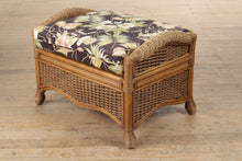 Load image into Gallery viewer, Rattan Loveseat and Ottoman
