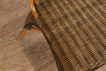 Load image into Gallery viewer, Rattan and Wicker Desk and Chair with Glass Top
