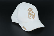 Load image into Gallery viewer, Official Real Madrid CF White Baseball Cap – RMCF Logo – Adjustable
