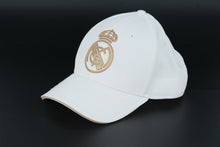 Load image into Gallery viewer, Official Real Madrid CF White Baseball Cap – RMCF Logo – Adjustable
