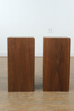 Load image into Gallery viewer, Realistic Optimus-1 Stereo Speakers – Classic 1960s Walnut Cabinets – Tested &amp; Adjustable High/Low Controls
