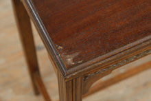 Load image into Gallery viewer, Carved Wood Side Table with Decorative Apron
