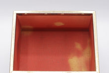 Load image into Gallery viewer, Vintage Lady Buxton London Chinoiserie Red Metal Jewelry Box Mirror
