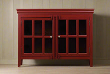 Load image into Gallery viewer, Red Console Cabinet
