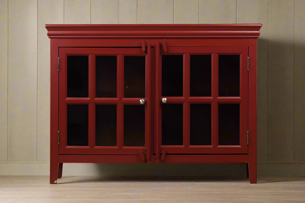 Red Console Cabinet