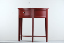 Load image into Gallery viewer, Red Demi Lune Console Table
