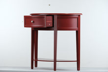 Load image into Gallery viewer, Red Demi Lune Console Table
