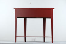 Load image into Gallery viewer, Red Demi Lune Console Table
