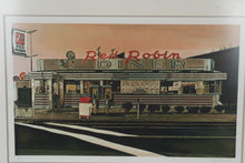 Load image into Gallery viewer, John Baeder Red Robin Diner Signed Limited Edition Screenprint 1980 Photorealism
