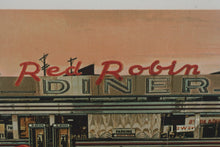 Load image into Gallery viewer, John Baeder Red Robin Diner Signed Limited Edition Screenprint 1980 Photorealism
