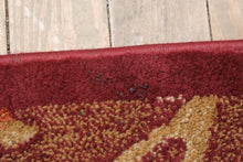 Load image into Gallery viewer, Traditional Red Floral Scroll Area Rug – 7' x 10' Garden Ridge Turkish-Made Rug
