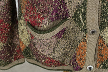 Load image into Gallery viewer, Redwood and Ross Handknit Bolivia Argyle Cardigan Sweater Small
