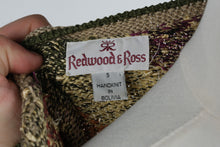 Load image into Gallery viewer, Redwood and Ross Handknit Bolivia Argyle Cardigan Sweater Small
