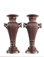 Load image into Gallery viewer, Pair of Legacy Ribbed Urn Candle Holders

