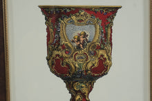 Load image into Gallery viewer, Windsor Art Regal Chalice Wall Art Framed Print Ornate Gold Frame 36x42
