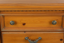 Load image into Gallery viewer, Oversized Pine Nightstand with Carved Details
