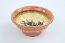Load image into Gallery viewer, Handmade Rhodes Greece Pottery Olive Branch Bowl Terracotta 4 5 Inch
