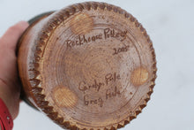 Load image into Gallery viewer, Rockhouse Pottery Carolyn Greg Poole 2005 Seagrove NC Stoneware Jar 7 Inch
