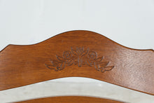 Load image into Gallery viewer, Traditional Solid Wood Windsor Rocking Chair with Carved Floral Crest
