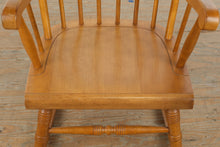 Load image into Gallery viewer, Windsor Style Comb Back Wooden Rocking Chair with Scroll Arms
