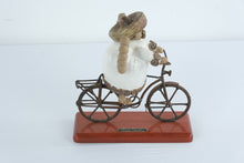 Load image into Gallery viewer, Rodo Padilla Mexican Pottery Angel Riding Bicycle Sculpture 14 x 11

