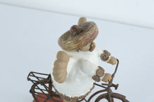Load image into Gallery viewer, Rodo Padilla Mexican Pottery Angel Riding Bicycle Sculpture 14 x 11
