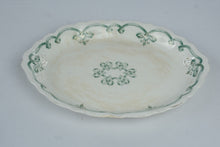 Load image into Gallery viewer, Johnson Bros Rolland Antique Green Ribbon Large Oval Serving Platter 18 Inch
