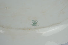 Load image into Gallery viewer, Johnson Bros Rolland Antique Green Ribbon Large Oval Serving Platter 18 Inch

