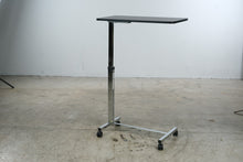 Load image into Gallery viewer, Rolling Standing Desk Mobile Laptop Table 30 Inch Wood Top Fixed 45 Inch Height
