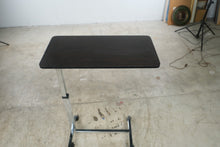 Load image into Gallery viewer, Rolling Standing Desk Mobile Laptop Table 30 Inch Wood Top Fixed 45 Inch Height
