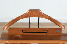 Load image into Gallery viewer, Aris Wooden Valet Stand Men's Clothes Butler with Accessory Trays
