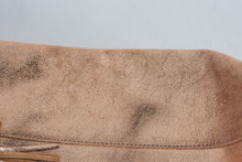 Load image into Gallery viewer, Rose Gold Metallic Genuine Leather Tote Shoulder Bag Tassel Large - Online Only
