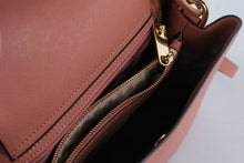 Load image into Gallery viewer, Michael Kors Coral Pink Saffiano Leather Shoulder Crossbody Bag
