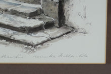 Load image into Gallery viewer, Monika Heller-Cole Signed Print – Rothenburg o. Tauber Rathaus Tür with Studio Stamp, Framed Artwork 18.5&quot; x 23.5&quot;
