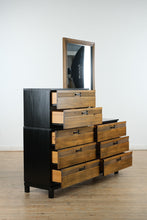 Load image into Gallery viewer, Rotta “Gardenia Honey” Dresser Mirror with Modular 2-Drawer Extension – Made in Brazil
