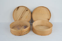 Load image into Gallery viewer, Round Bentwood Pantry Boxes Wooden Storage Boxes Set of 2 15 Inch
