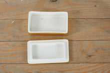 Load image into Gallery viewer, Gold Leaf Rectangular Trinket Box – Ceramic Vanity or Jewelry Box
