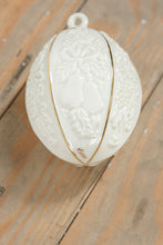Load image into Gallery viewer, Mikasa “Twelve Days of Christmas” Porcelain Ornament – Partridge &amp; Pears Relief Design
